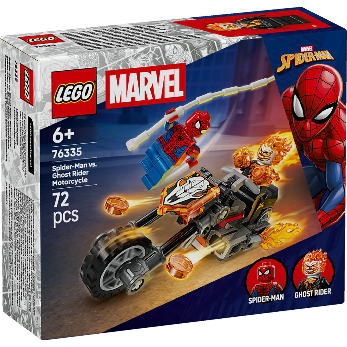 LEGO® Marvel Super Heroes 76335 Spider-Man vs. Ghost Rider auf seinem Motorrad