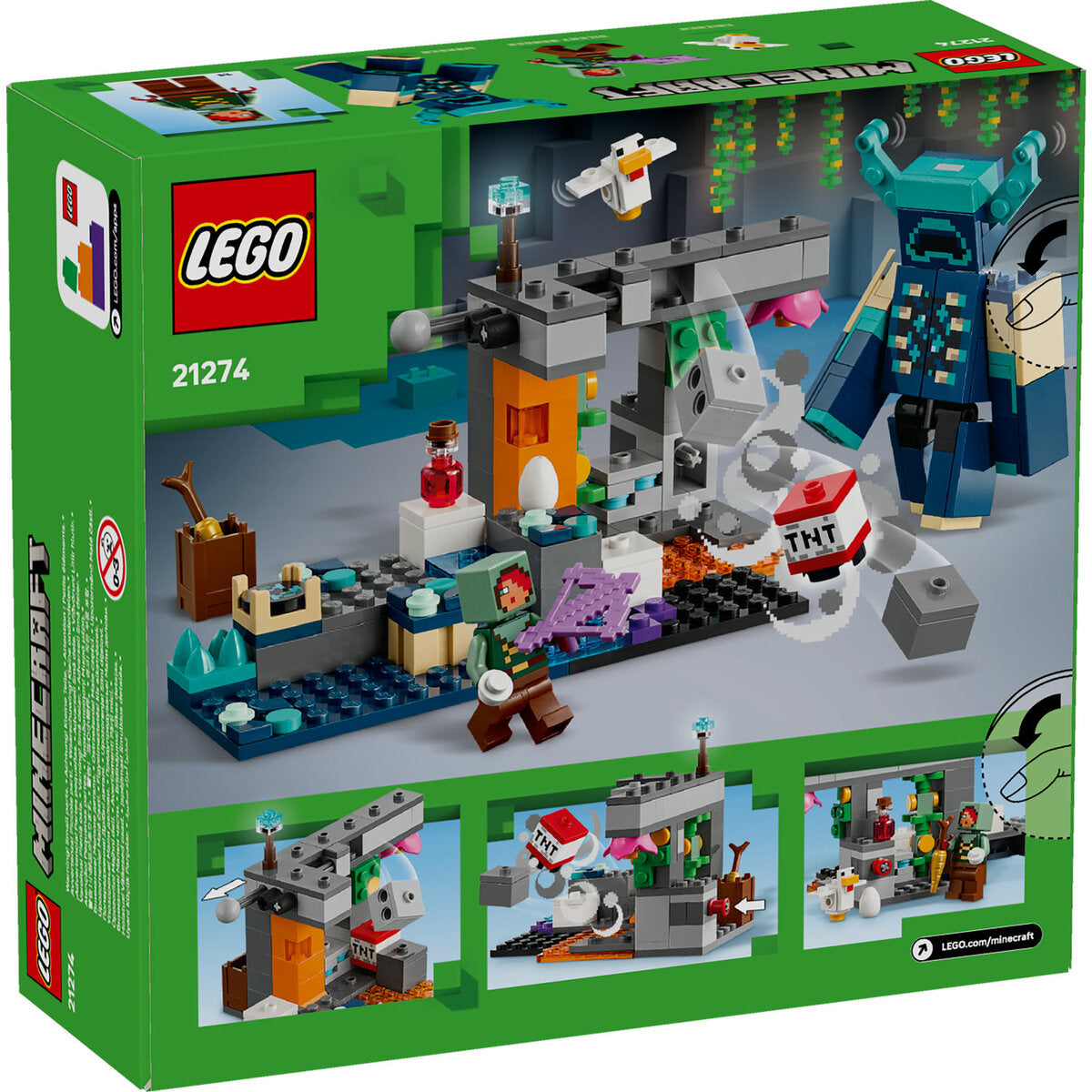 LEGO® Minecraft™ 21274 Begegnung mit dem Wächter