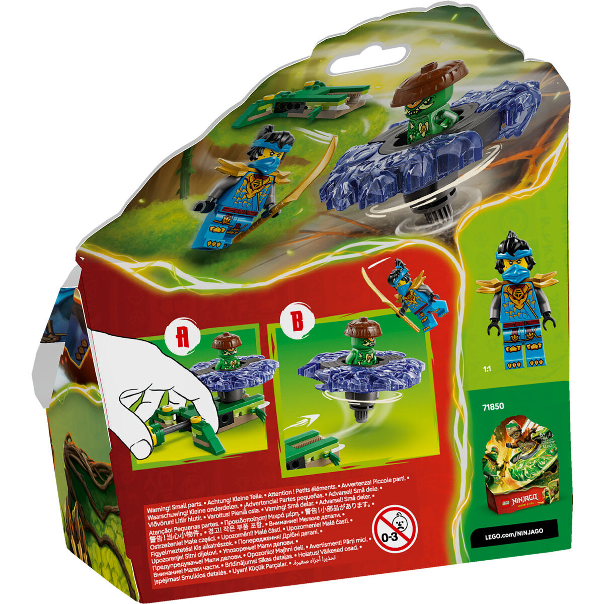 LEGO® NINJAGO® 71849 Nya vs. Mutationsmonster-Spinner
