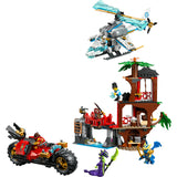 LEGO® NINJAGO® 71857 Showdown am Baumhaus mit dem Ninja-Bike