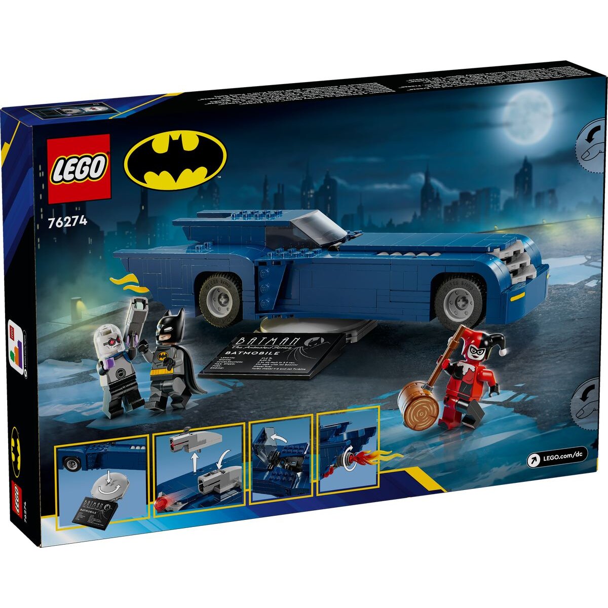 LEGO® Super Heroes 76274 Batman™ im Batmobil™ vs. Harley Quinn™ und Mr. Freeze™