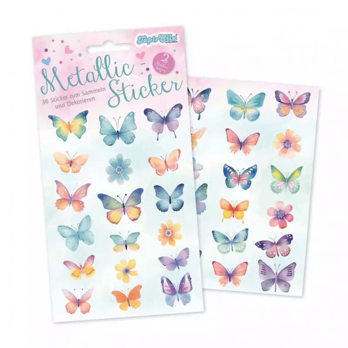 Lutz Mauder TapirElla Metallic-Sticker, Schmetterlinge