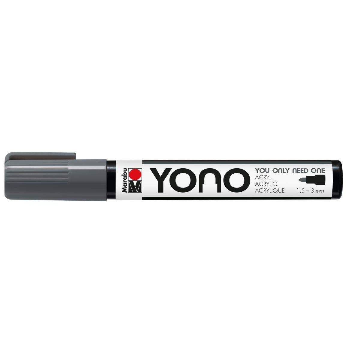 Marabu YONO Marker, Dunkelgrau 079, 1,5-3 mm