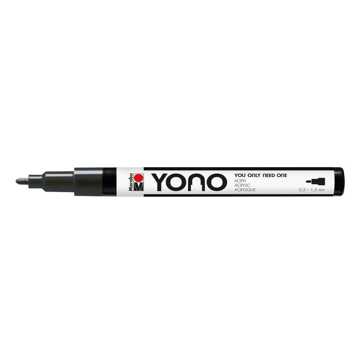 Marabu YONO Marker, Schwarz 073, 0,5-1,5 mm