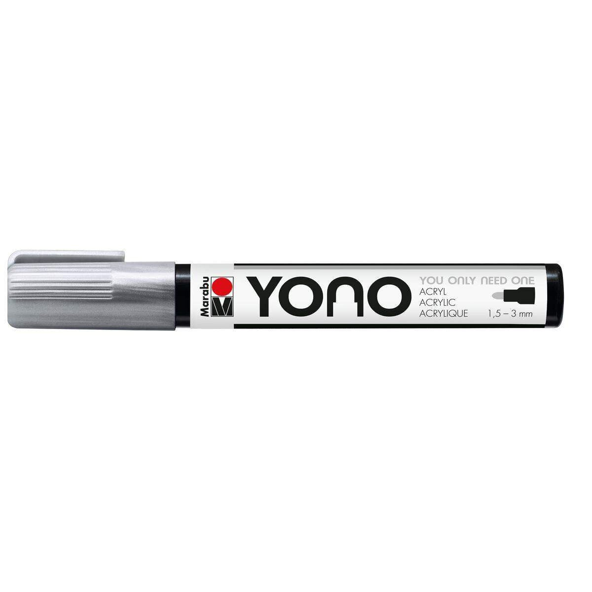 Marabu YONO Marker, Silber 082, 1,5-3 mm