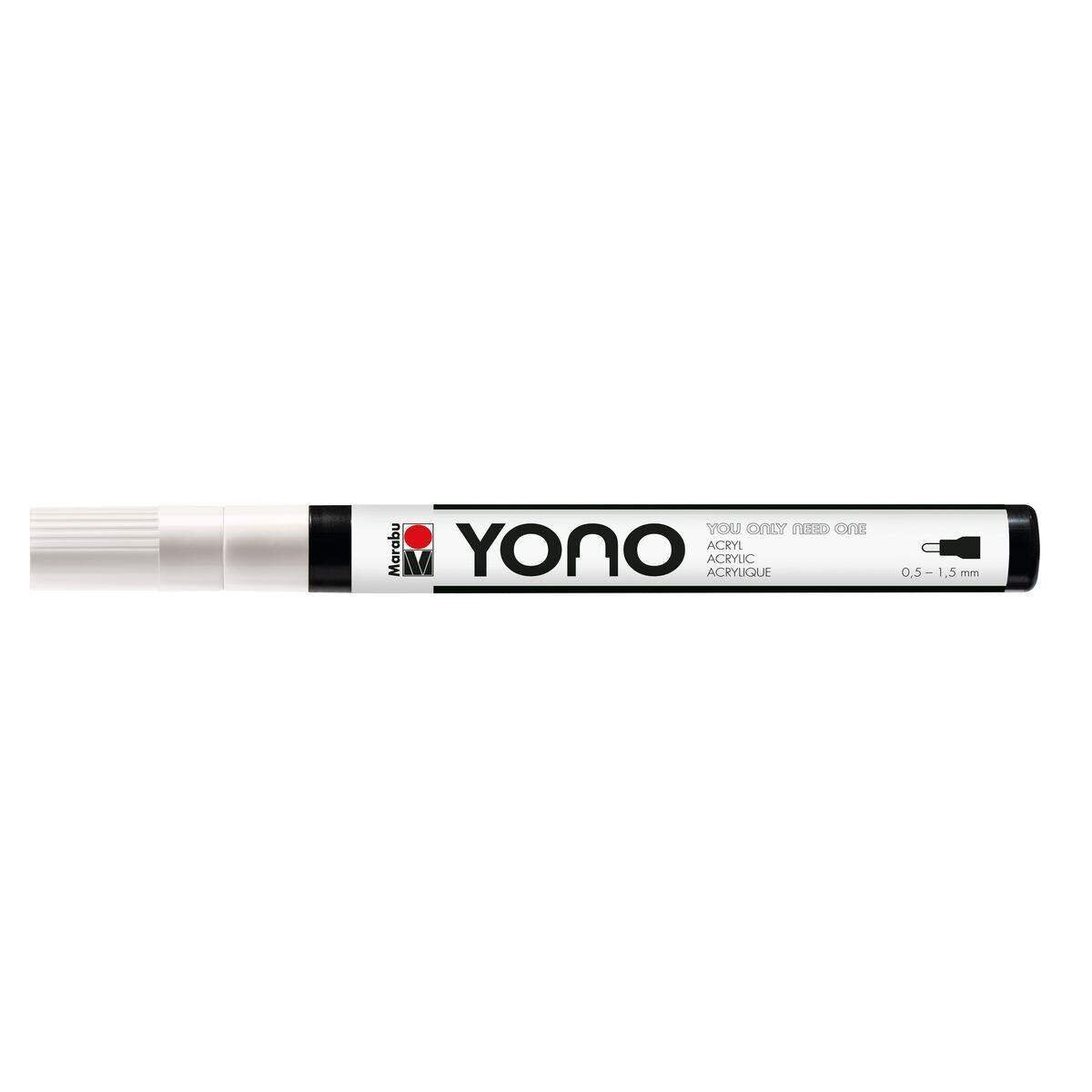 Marabu YONO Marker, Weiß 070, 0,5-1,5 mm