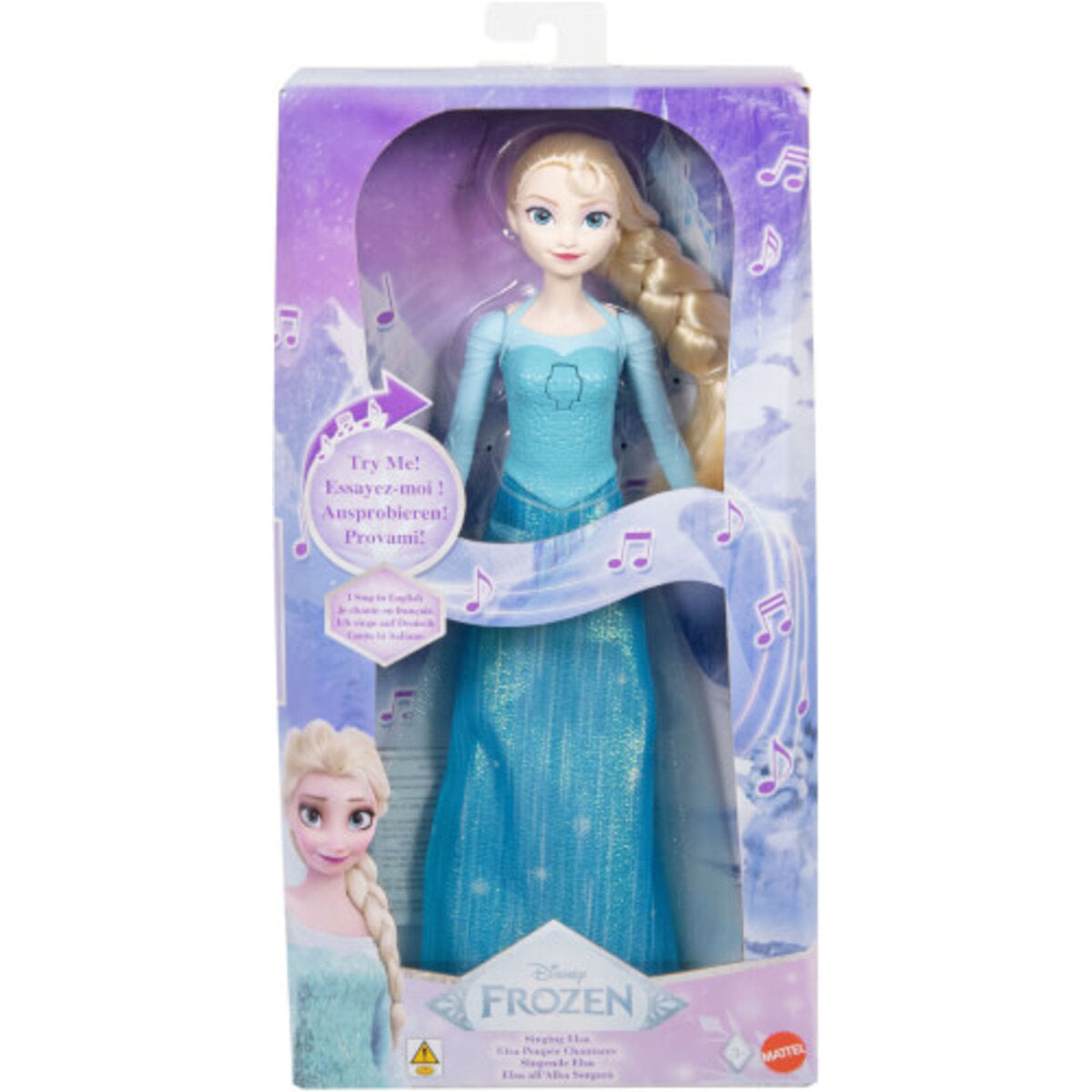 Mattel Disney Die Eiskönigin - Singende Elsa-Puppe