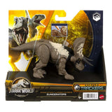 Mattel Jurassic World Strike Attack (Dino Trackers), Figur inkl. AR Track-Code, 1 Stück, 4-fach sortiert