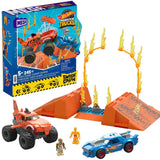 Hot Wheels MEGA Hot Wheels Monster Trucks Tiger Shark Crash Wettkampf