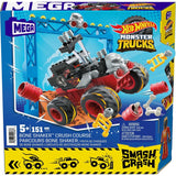 Hot Wheels Mega Hot Wheels Monster Trucks Bone Shaker Crash Set