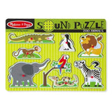 Melissa & Doug Soundpuzzle Zootiere, 8 Teile