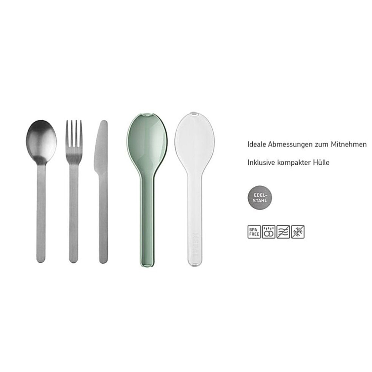 Mepal Besteck-Set Ellipse 3-teilig - Vivid blue