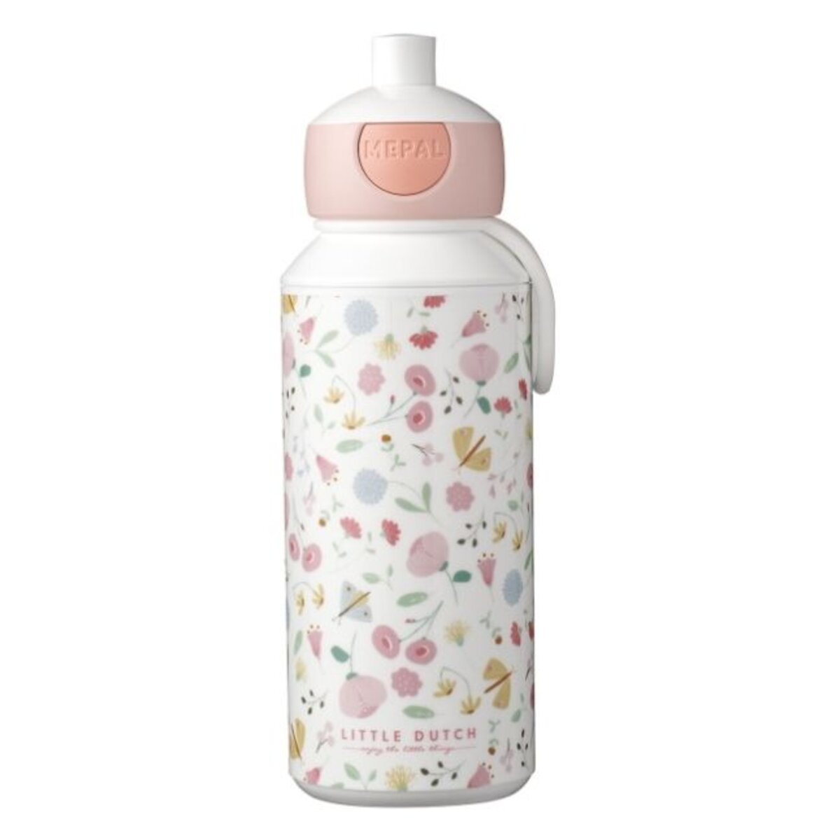 Mepal Trinkflasche Pop-up Campus 400 ml Little Dutch - Flowers & Butterflies