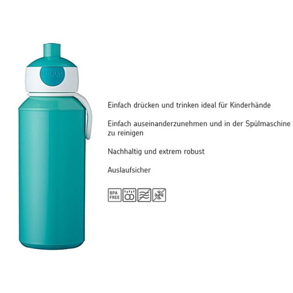 Mepal Trinkflasche Pop-up Campus 400 ml - Space