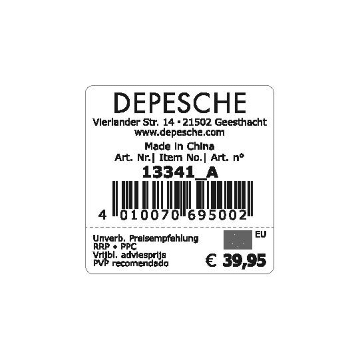 Depesche Miss Melody 3 Fach Federtasche POPPY SAND