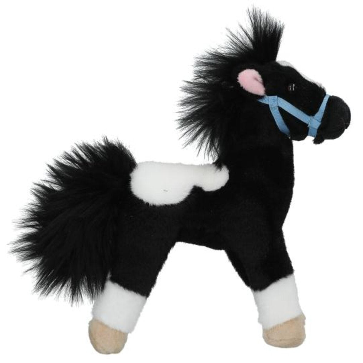 Miss Melody Plüschpferd Schwarz Weiß 18 cm