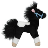 Miss Melody Plüschpferd Schwarz Weiß 18 cm