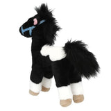 Miss Melody Plüschpferd Schwarz Weiß 18 cm