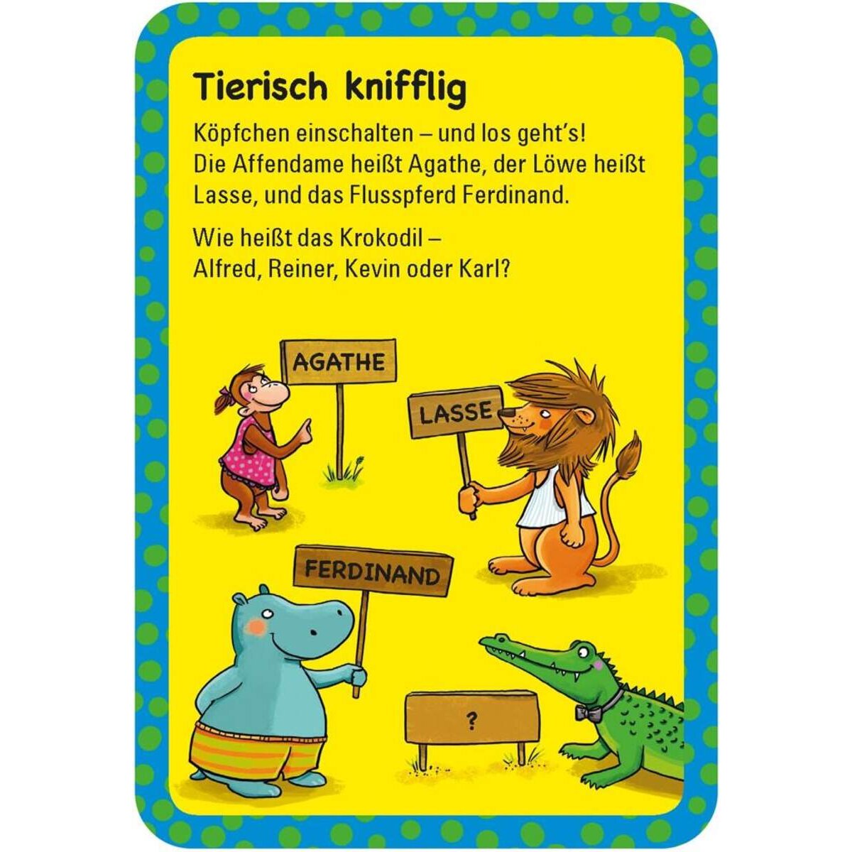 moses. 50 Reise-Regen-Rücksitz Rätsel