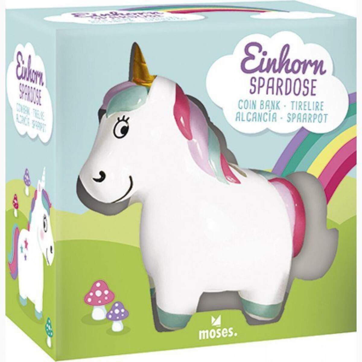 moses. Einhorn Spardose