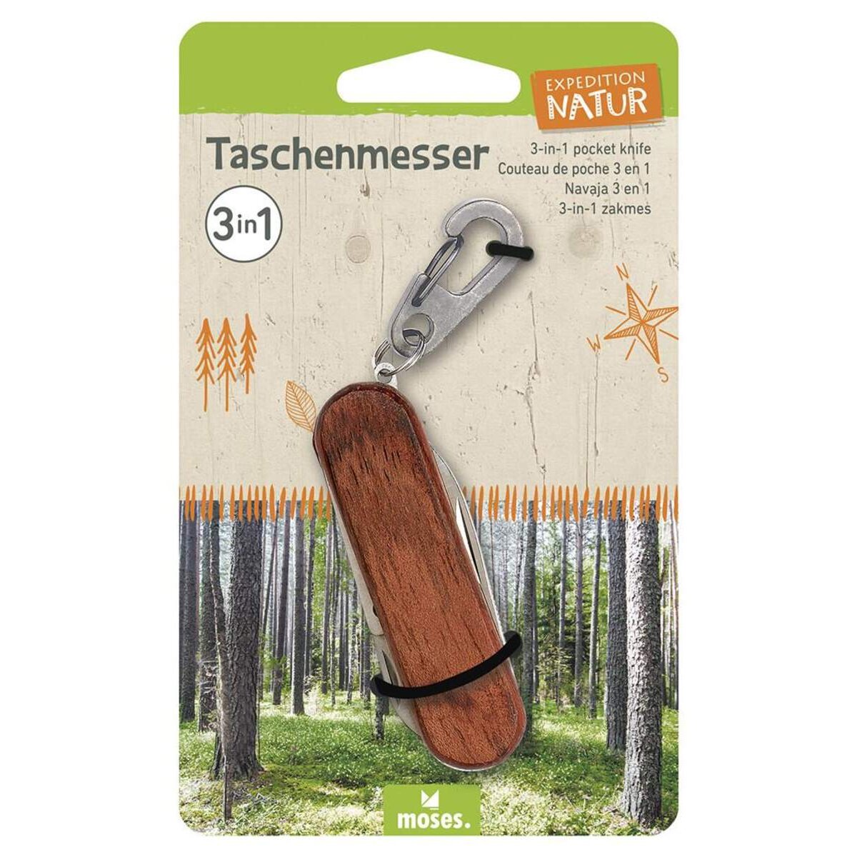 moses. Expedition Natur Taschenmesser 3 in 1