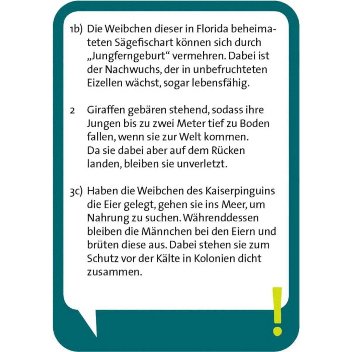 moses. Pocket Quiz Verrückte Natur