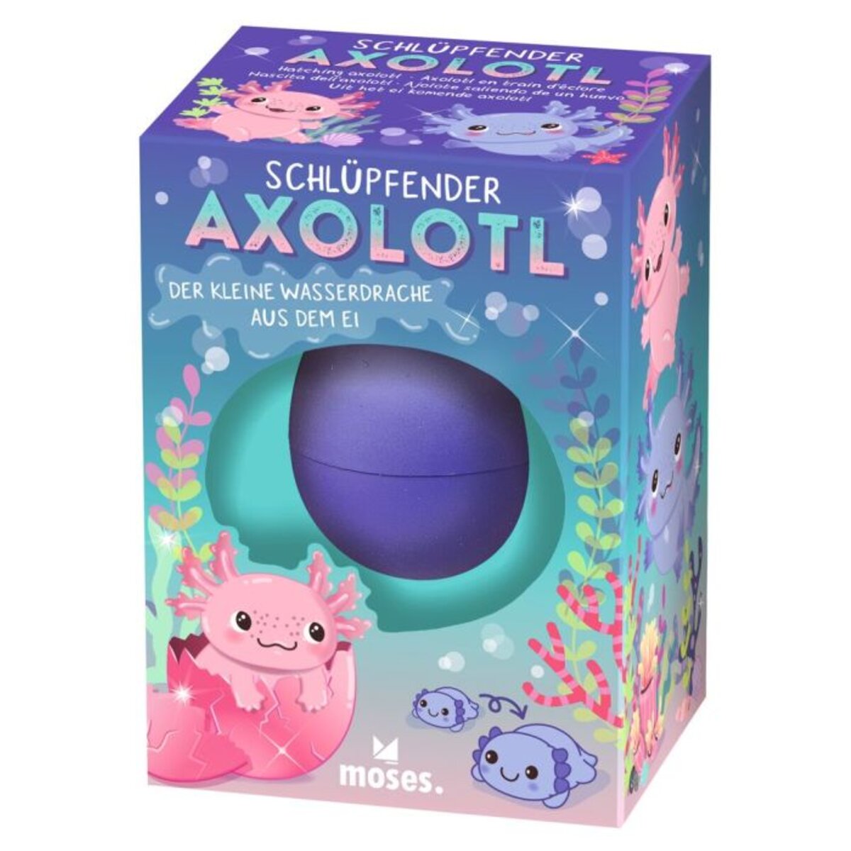 moses. Schlüpfender Axolotl, 1 Stück, 2-fach sortiert