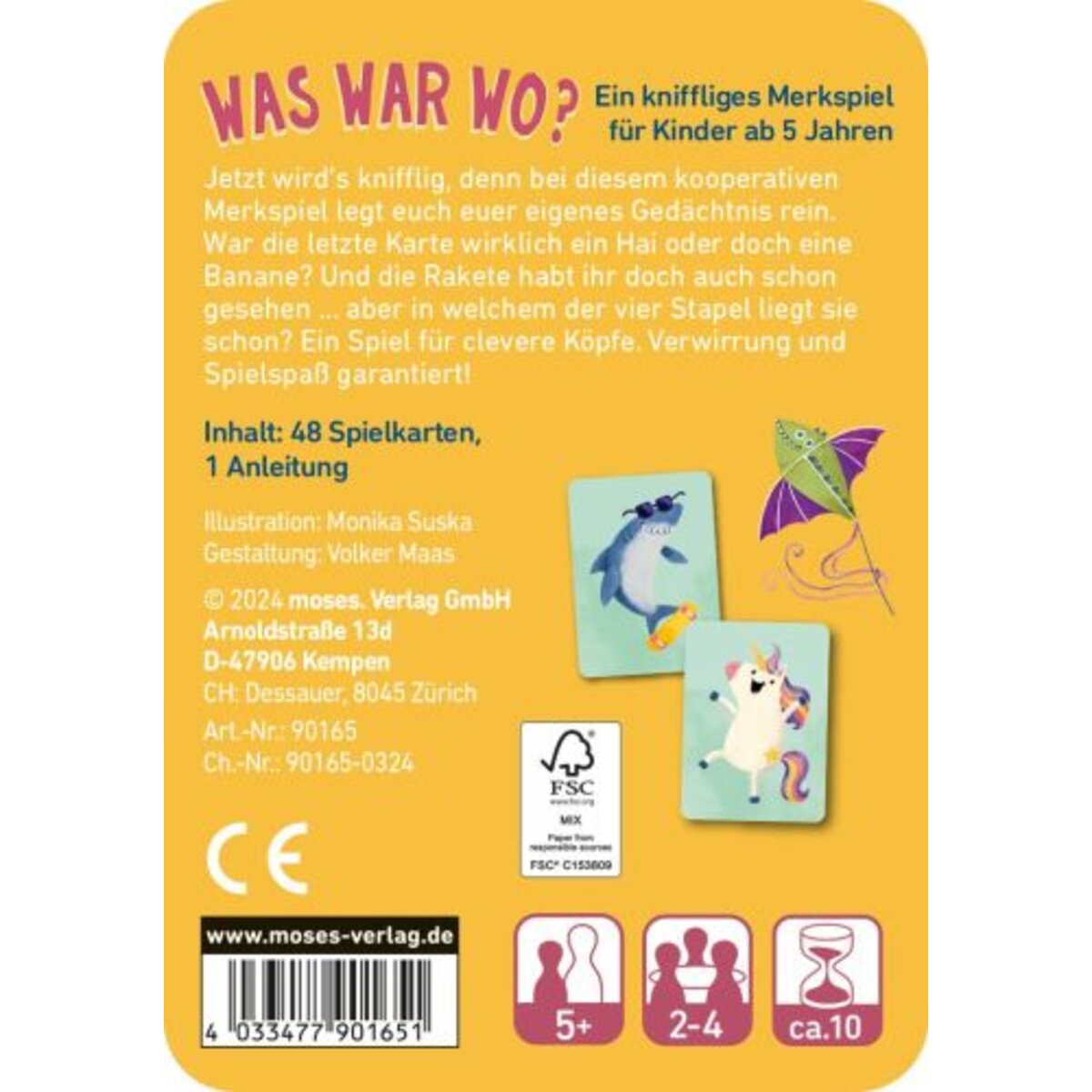 moses. Was war wo? - Ein kniffliges Merkspiel