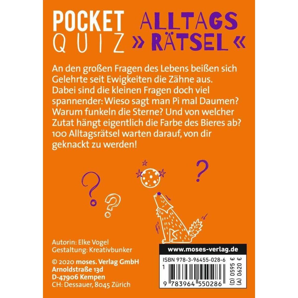 moses.Pocket Quiz Alltags Rätsel