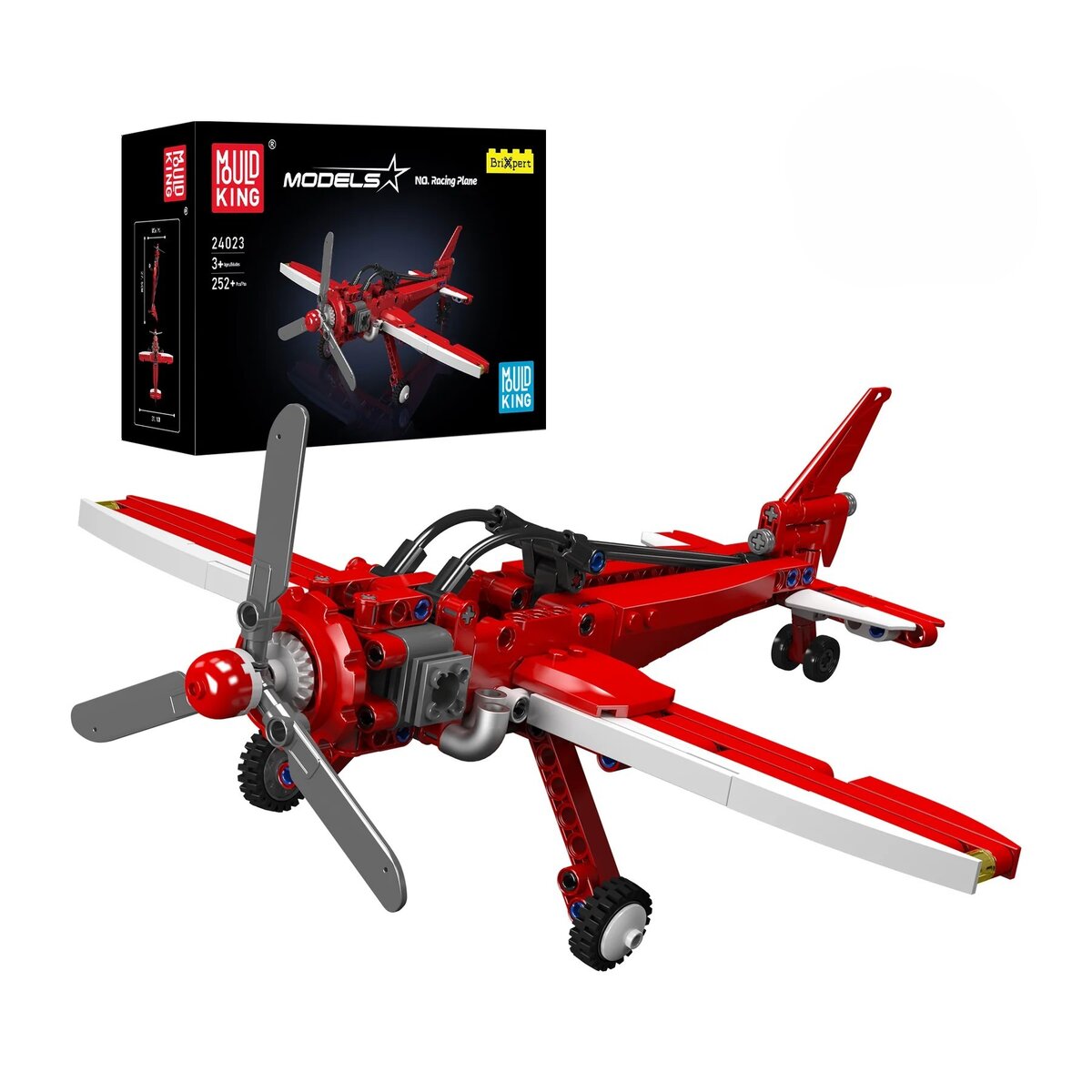 Mould King 24023 – Mini Rennflugzeug Modellbausatz