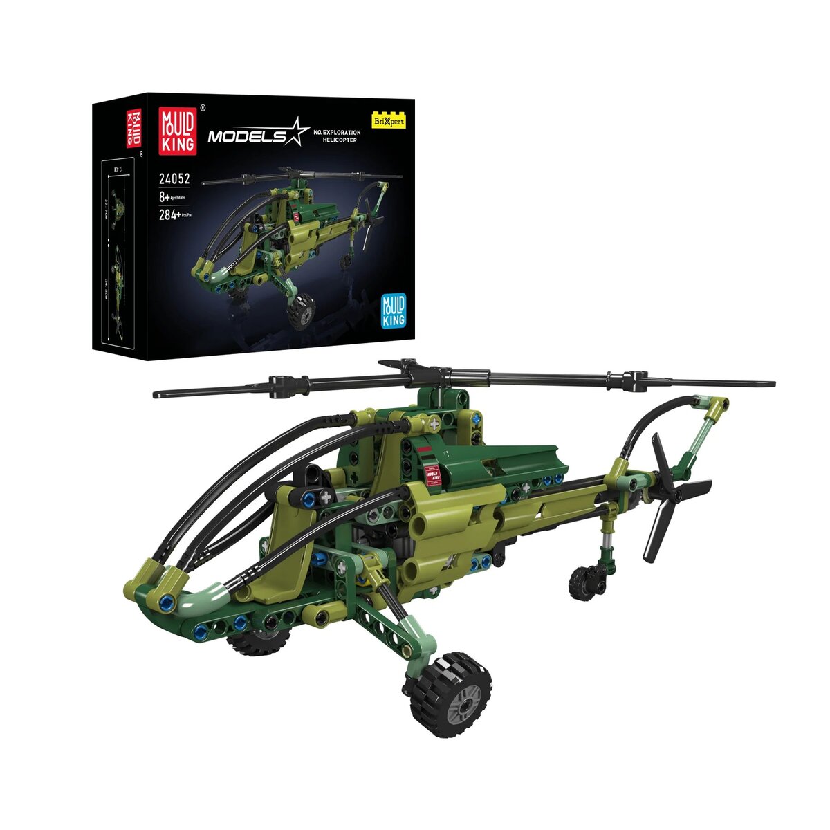 Mould King 24052 – Exploration Hubschrauber Modellbausatz