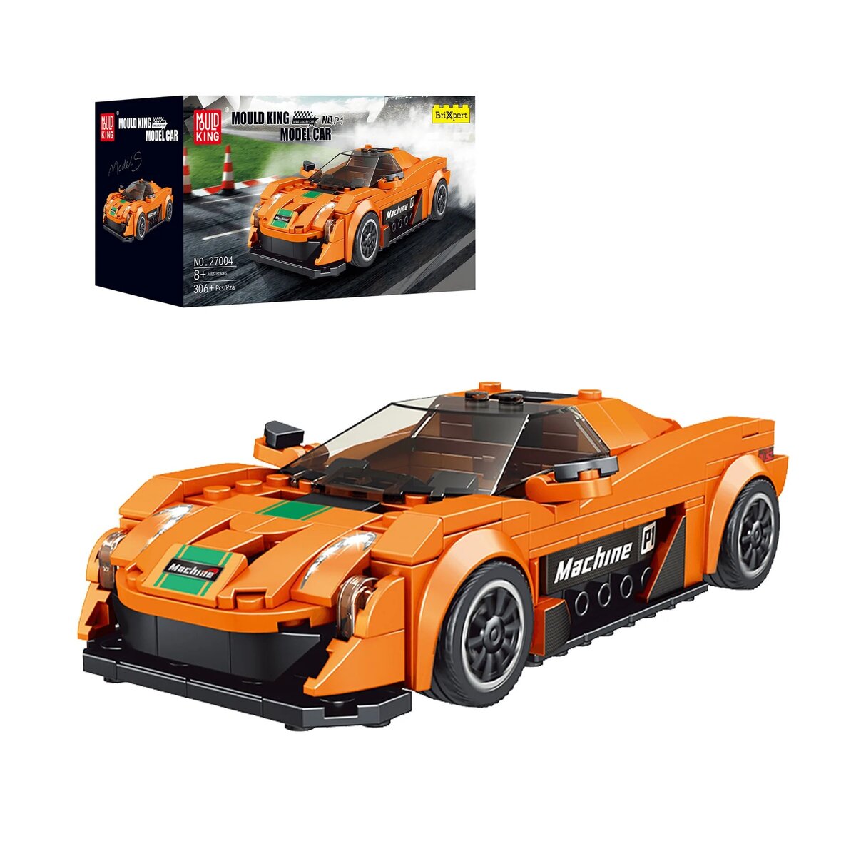 Mould King 27004 – Der Mini P1 Sportwagen Modellbausatz
