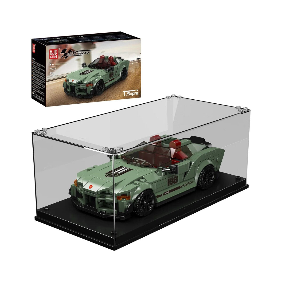 Mould King 27046 – T.Supra Cabrio Automodellbausatz + Showcase