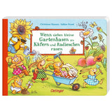 Oetinger wenn Sieben kleine Gartenhasen zu Käfern und Radieschen rasen