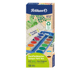 Pelikan Deckfarbkasten K12® eco inkl. Deckweiß, 12 Farben