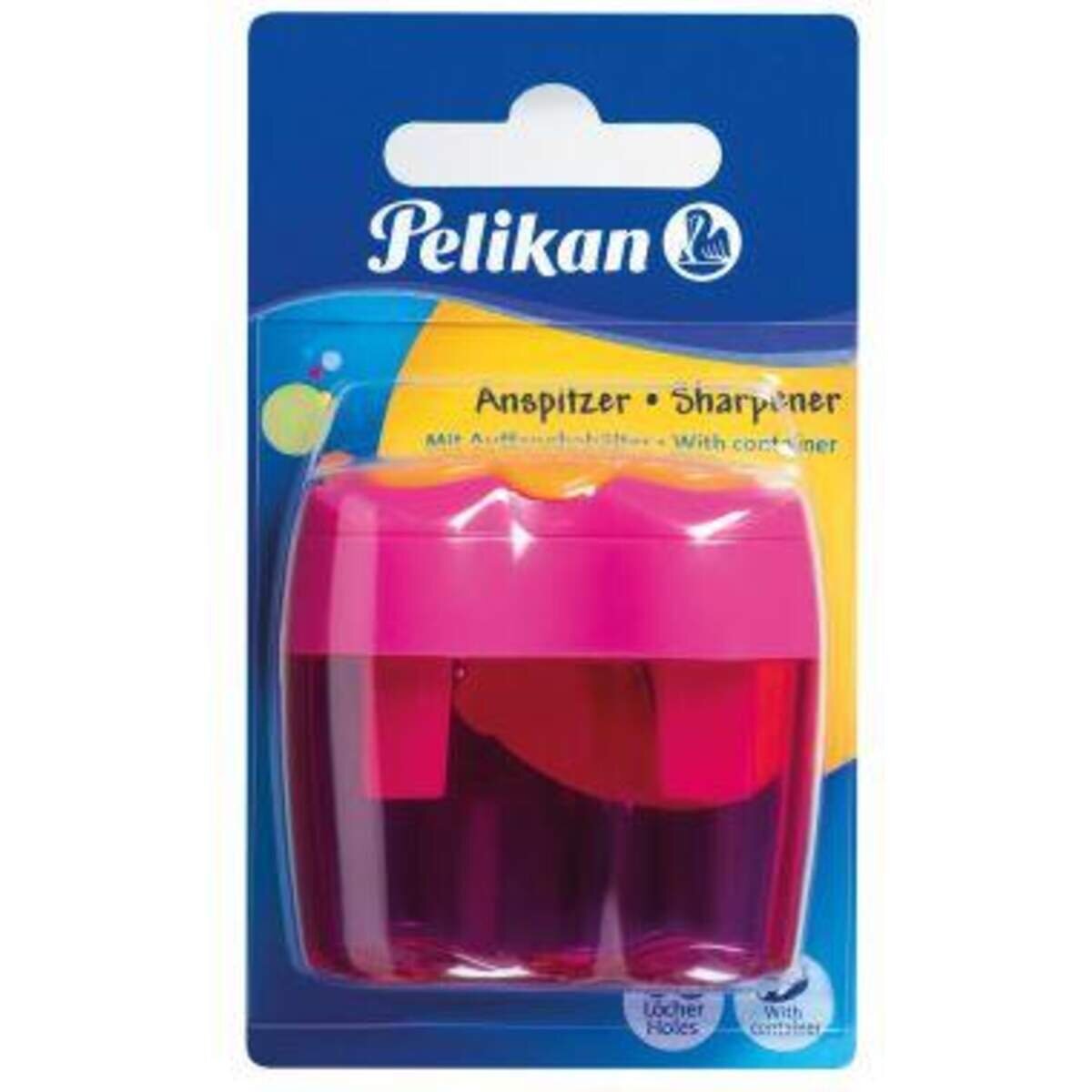 Pelikan Doppeldosenanspitzer Flower, farbig sortiert