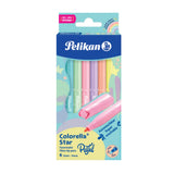 Pelikan Fasermaler Colorella® Star PASTELL, 6 Farben