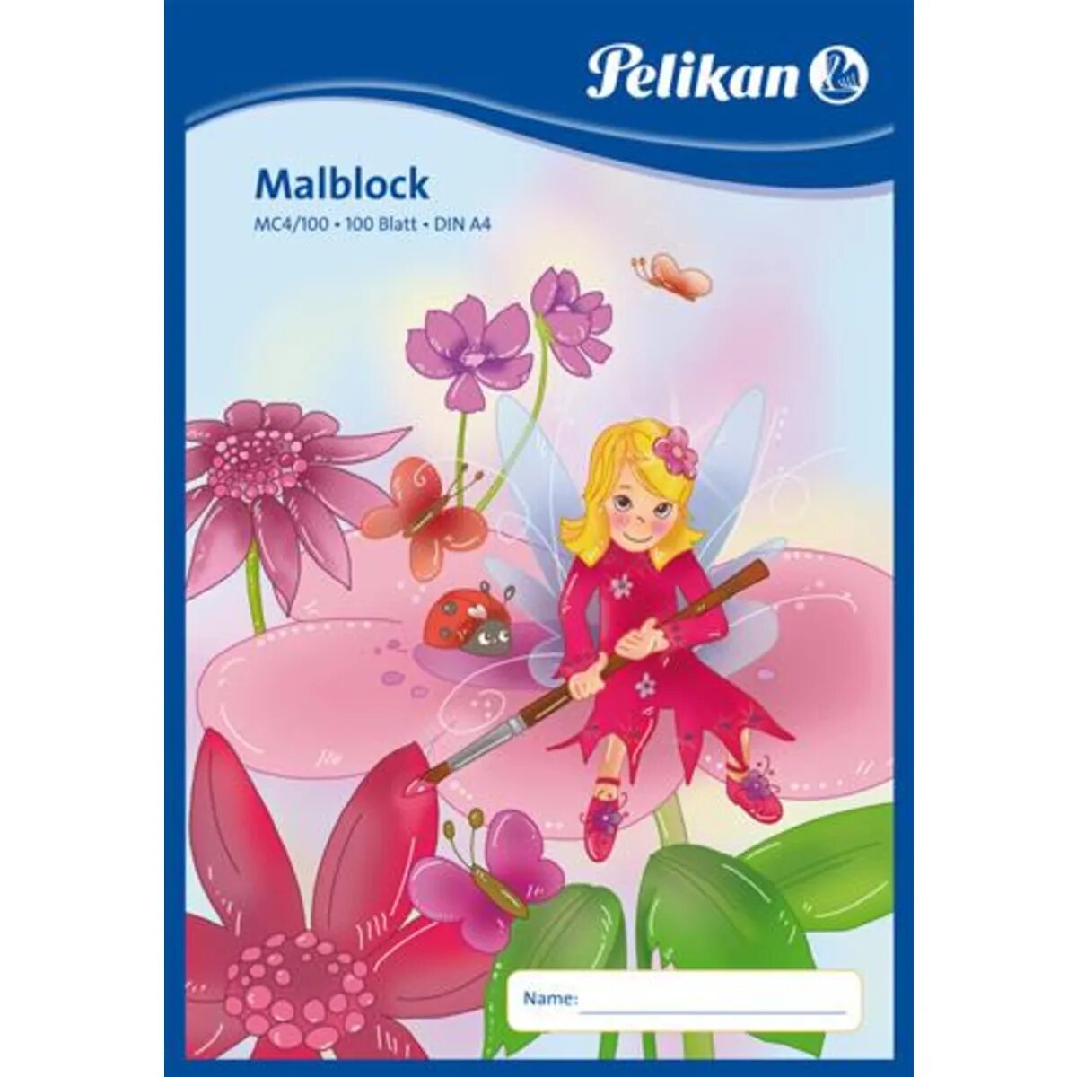 Pelikan Malblock DIN A4 mit 100 Blatt, sortiert