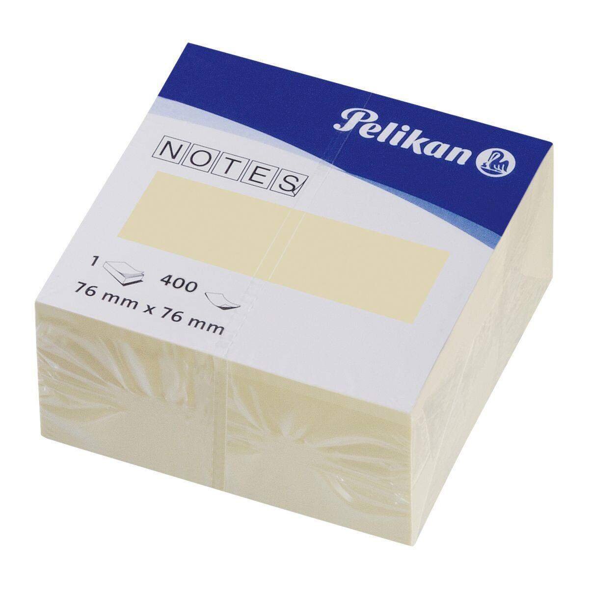 Pelikan Notizhaftzettel Würfel N129, gelb, 76x76mm, 400 Blatt