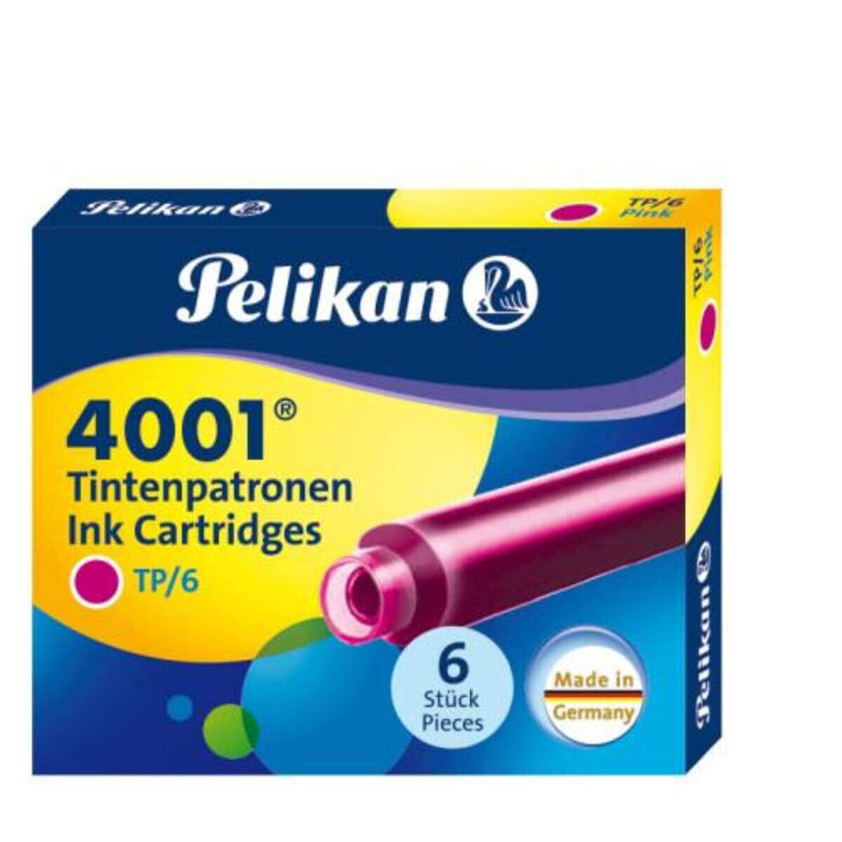 Pelikan Patronen, pink, TP6, 6 Stück