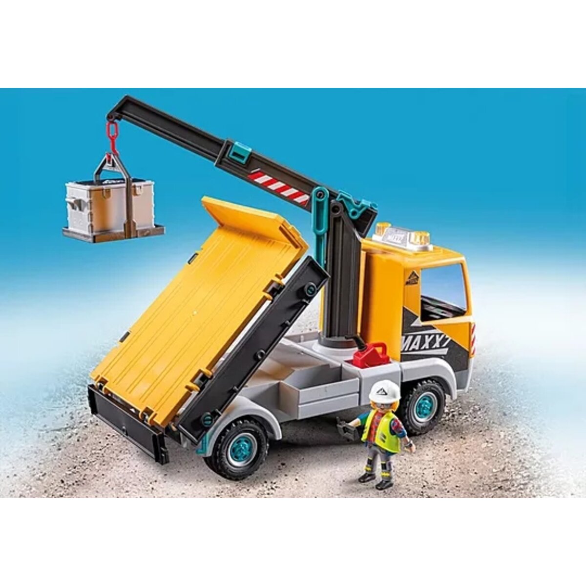 PLAYMOBIL® 71750 Act!on Heros Baustellen-LKW mit Kran