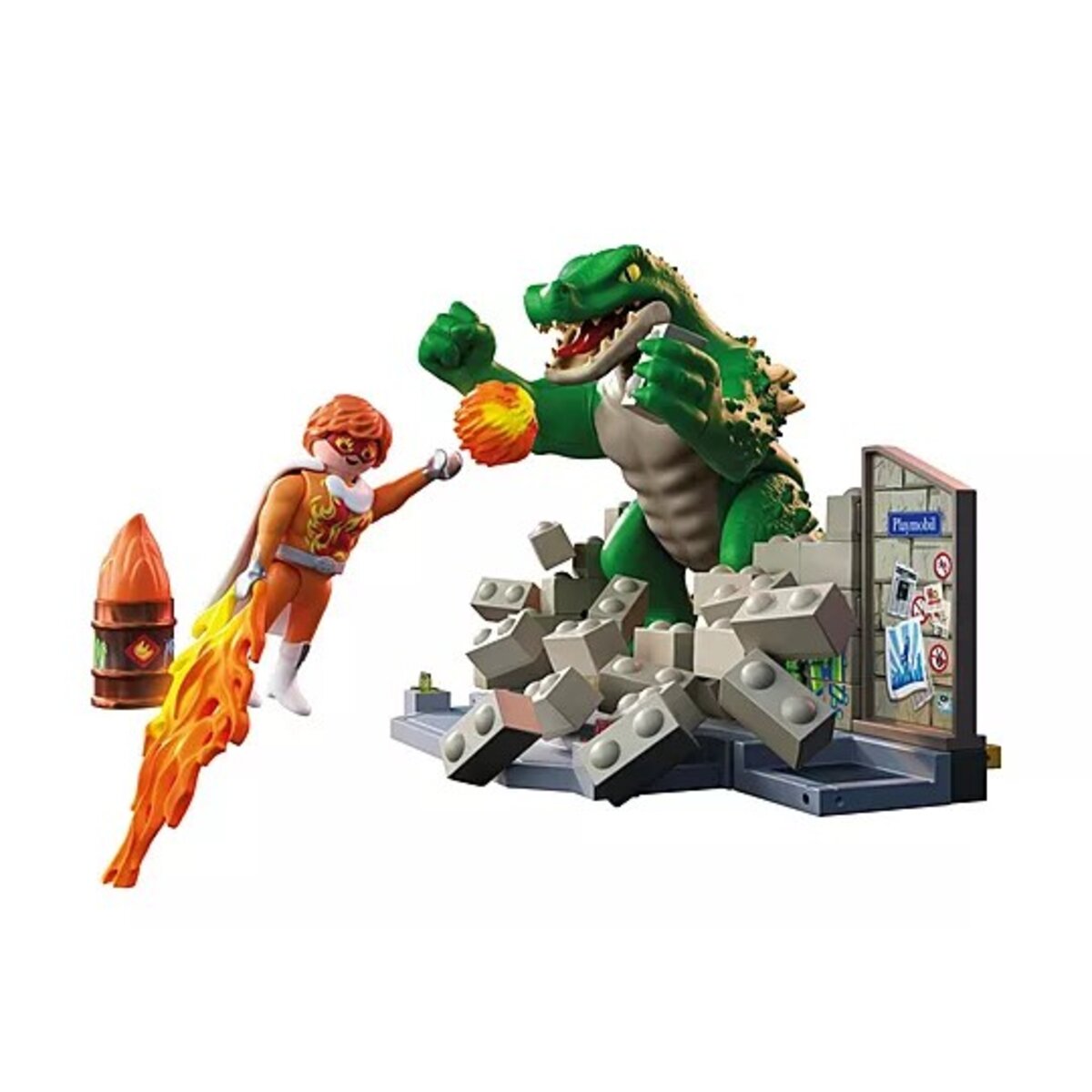 PLAYMOBIL® 71831 Heroes Superhelden-Showdown mit der Riesenechse