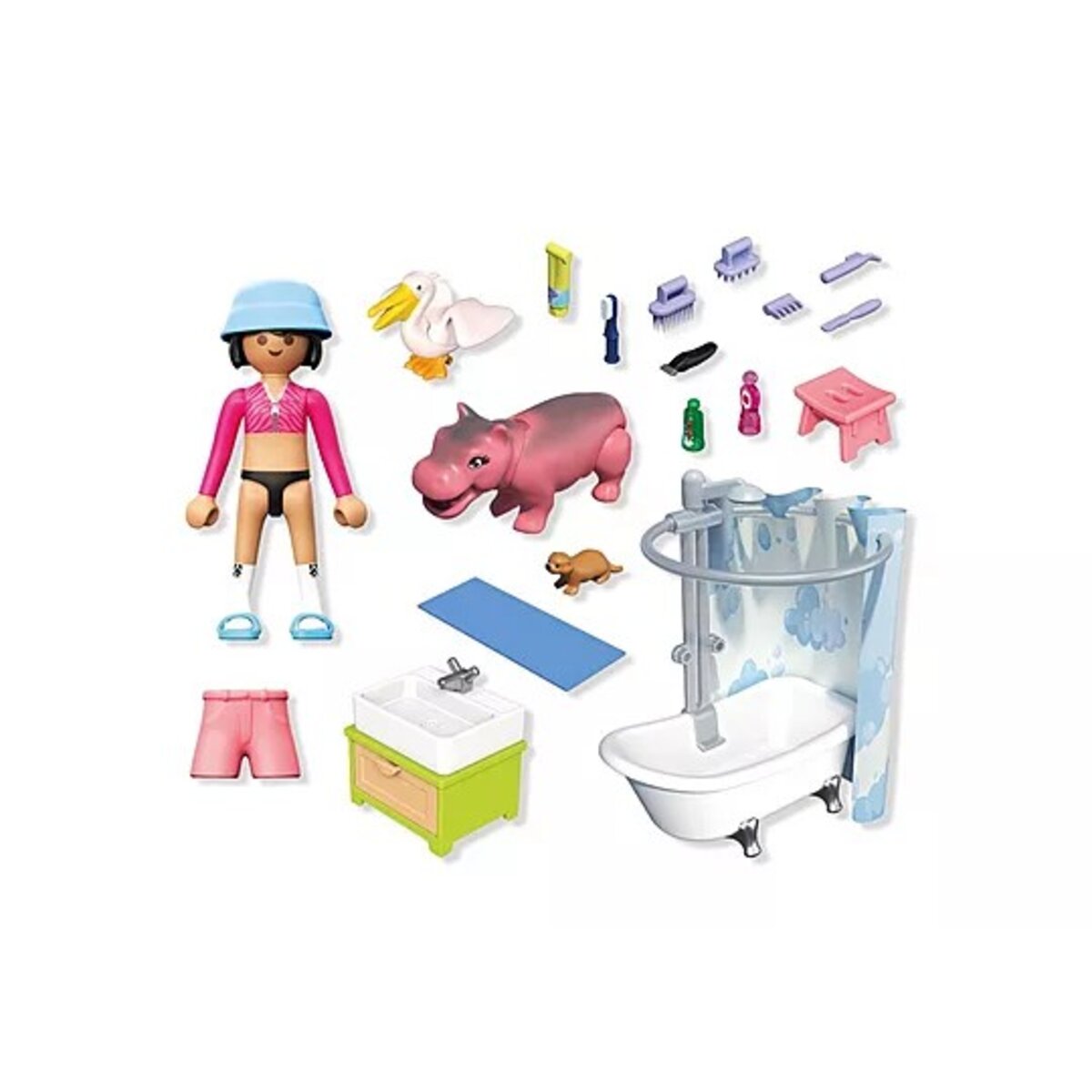 PLAYMOBIL® 71950 Animals & Friends Tierischer Badespaß