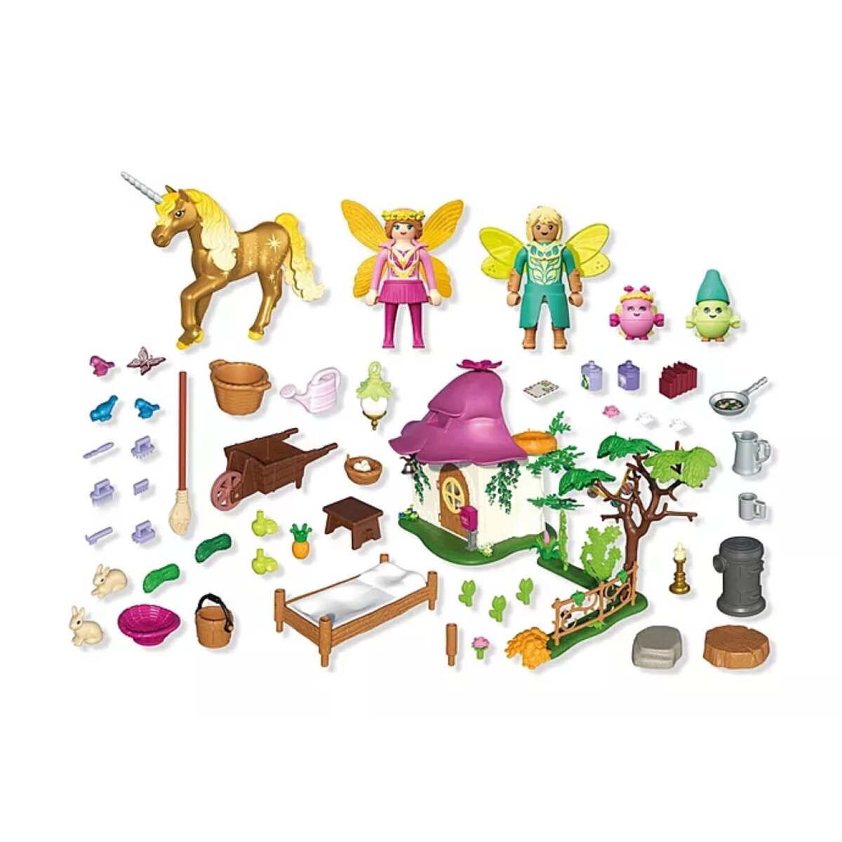 PLAYMOBIL® 71838 Magic Unicorns Gemütliches Feenzuhause mit Goldeinhorn und Stall