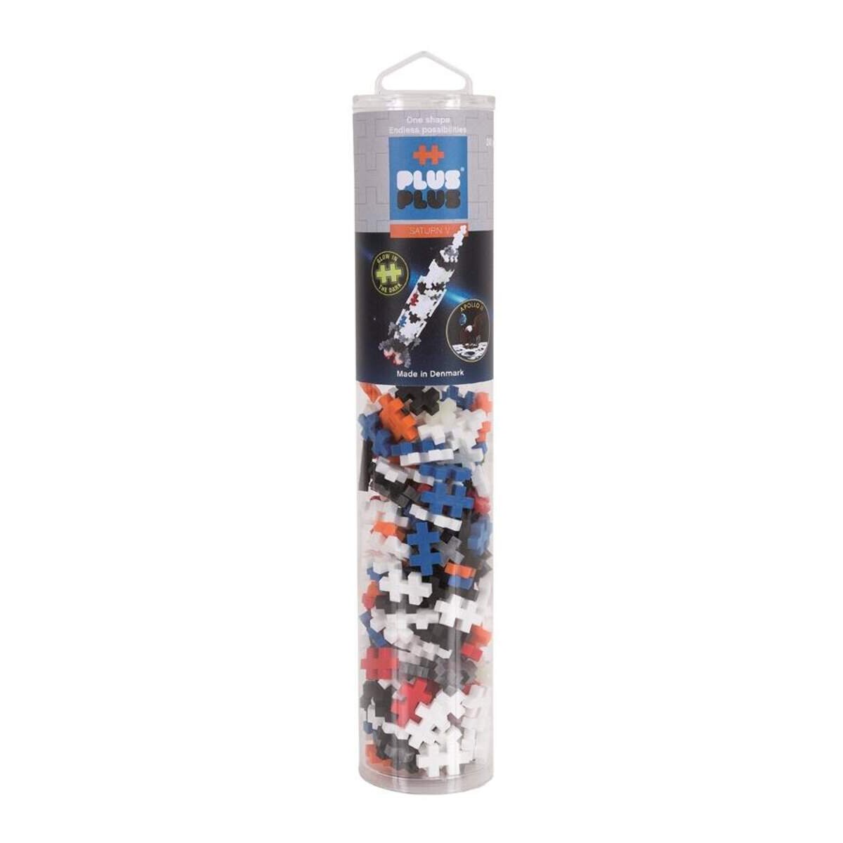 Plus-Plus Steckbausteine Tube Saturn V Rocket, 240 Teile