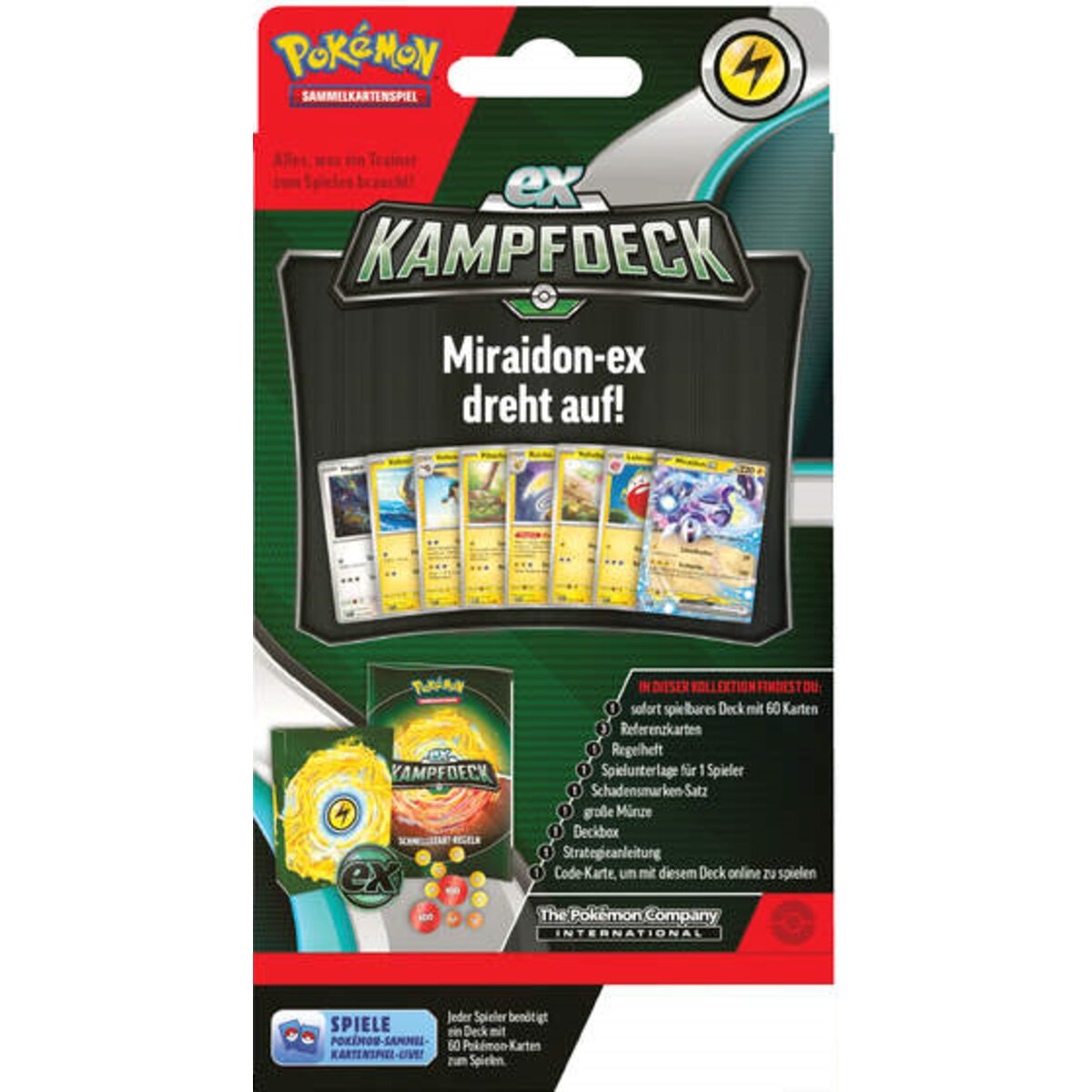 Pokemon Sammelkartenspiel: Kampfdeck Victini-ex oder Kampfdeck Miraidon-ex, 1 Stück, 2-fach sortiert