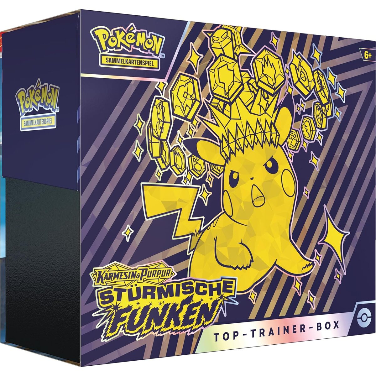 Pokemon Top-Trainer-Box Karmesin & Purpur – Stürmische Funken