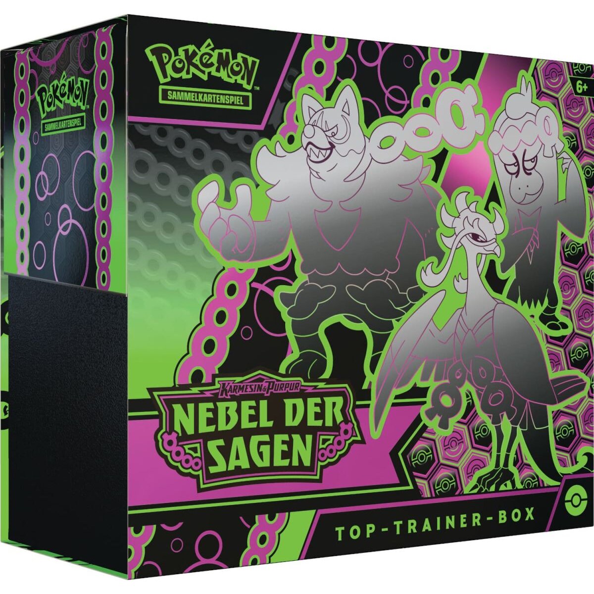 Pokemon Top-Trainer-Box Karmesin & Purpur – Nebel der Sagen