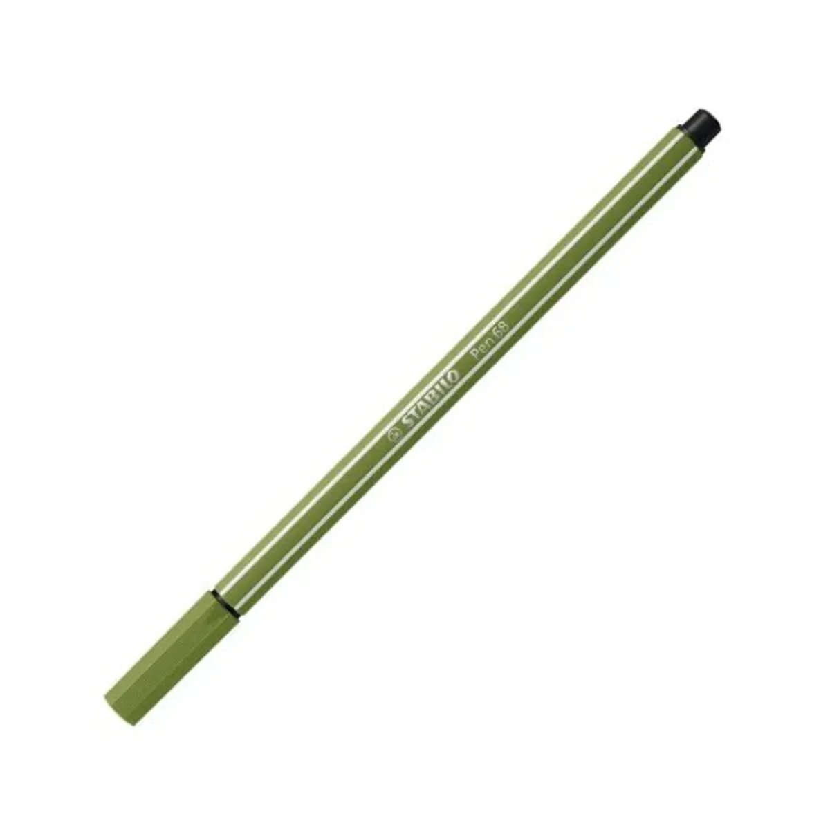 Premium-Filzstift - STABILO Pen 68 - Einzelstift - moosgrün