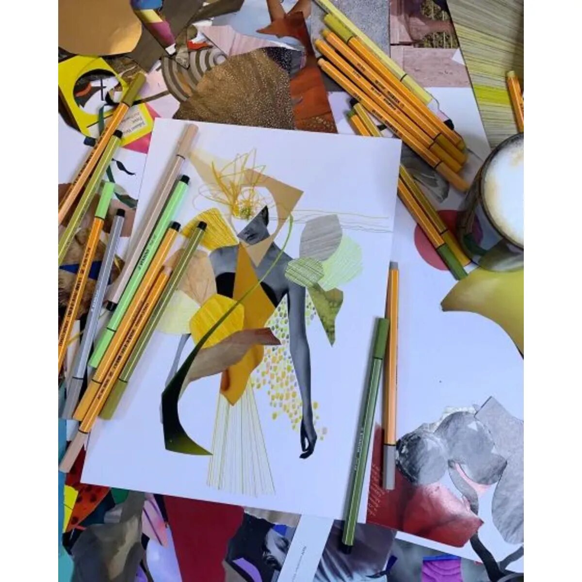 Premium-Filzstift - STABILO Pen 68 - Einzelstift - moosgrün